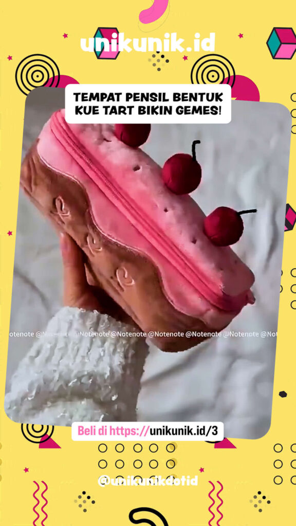 Tempat Pensil Bentuk Kue Tart Bikin Gemes!