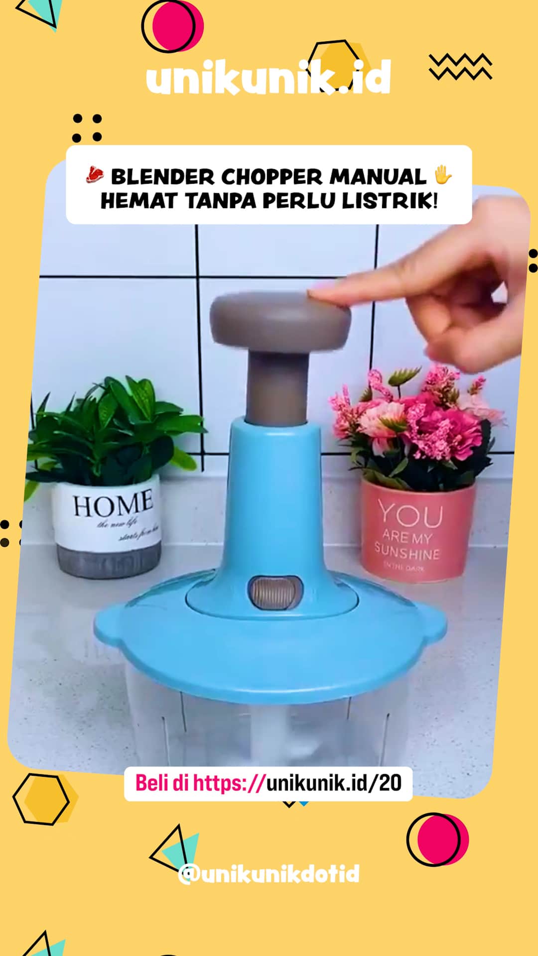 020 🥩 Blender Chopper Manual ✋ Hemat Tanpa Perlu Listrik! ⚡