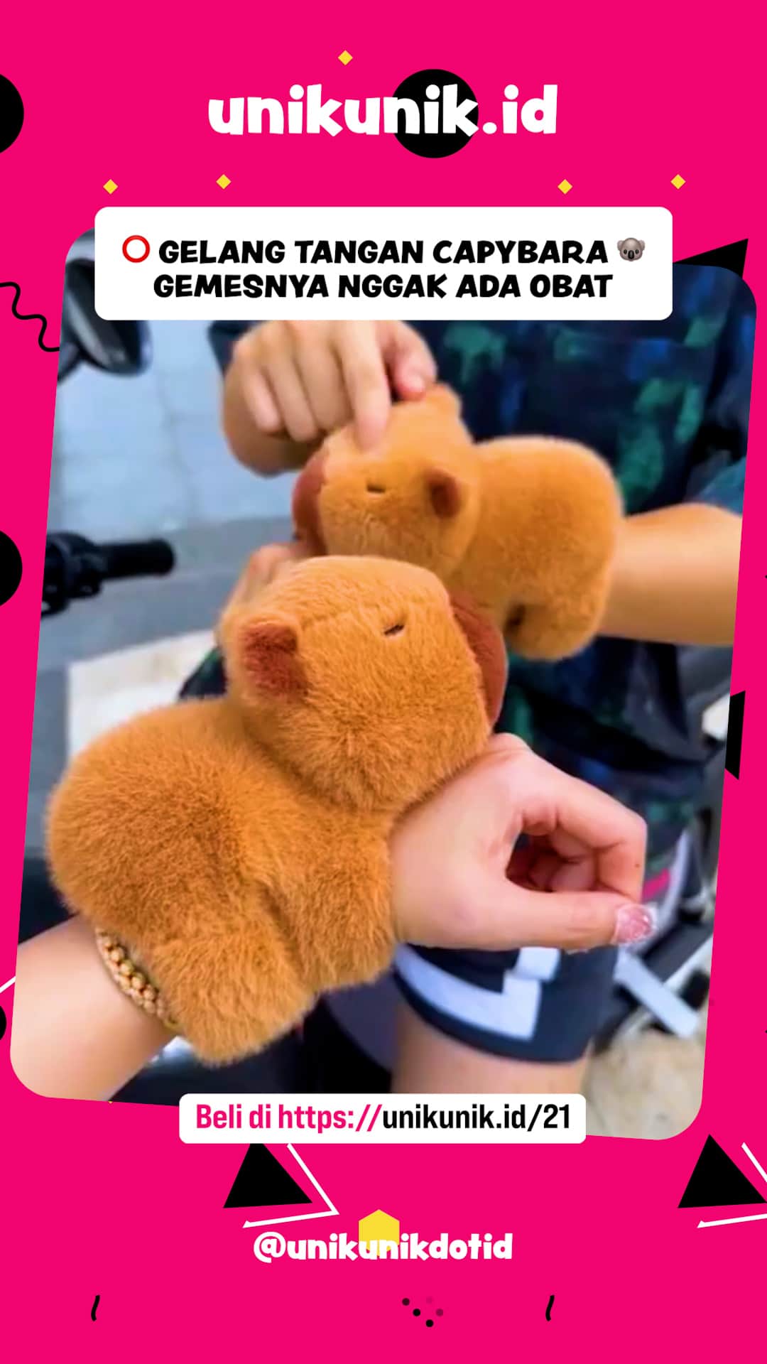021 ⭕ Gelang Tangan Capybara 🐨 Gemesnya Nggak Ada Obat 😍